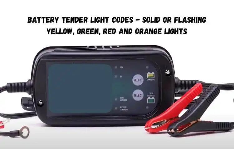 Battery-Tender-Light-Codes